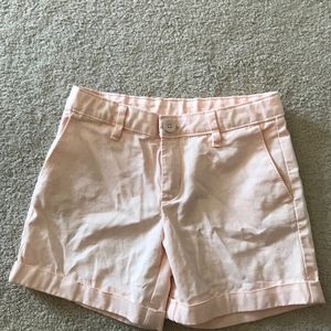 Pale Pink Gap Jean Shorts